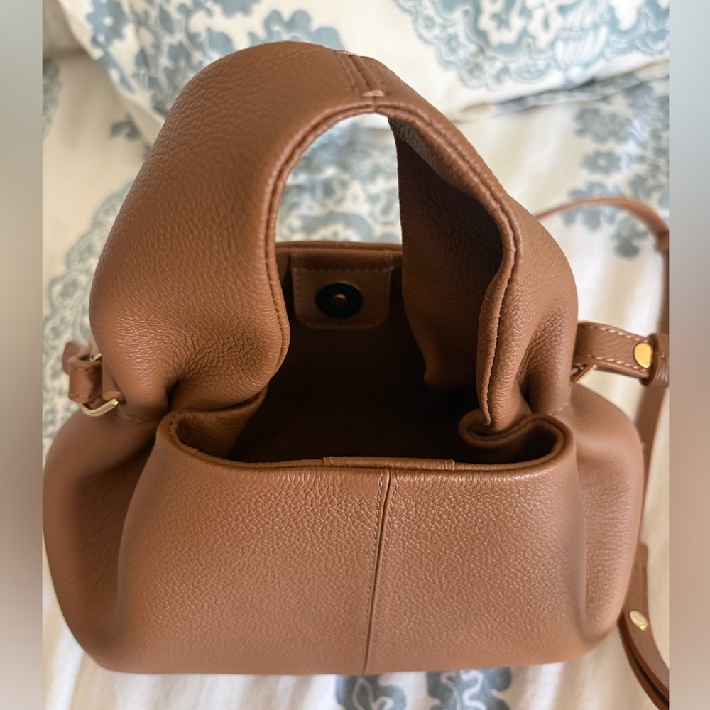 Polene Numero Neuf Mini Textured Camel - Picture 6 of 15
